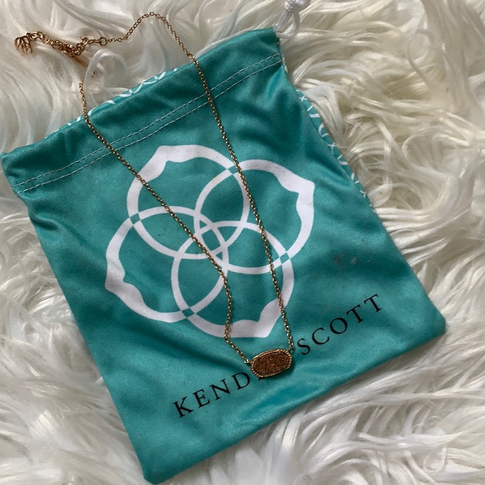 Kendra goldrose necklace